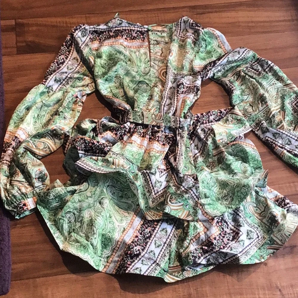 Luxxel green floral
